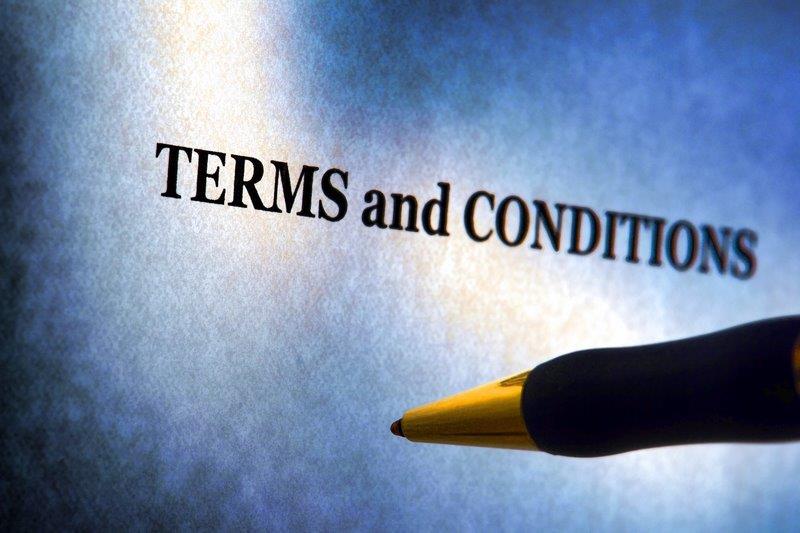 Terms and conditions